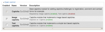 Module : Captcha